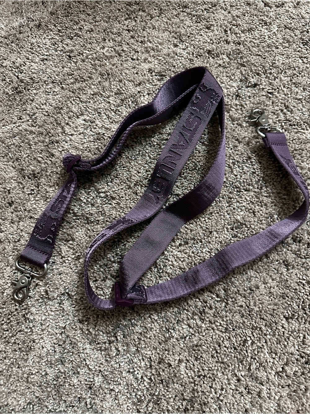 Stanley Purple Woven Strap with Metal Clips